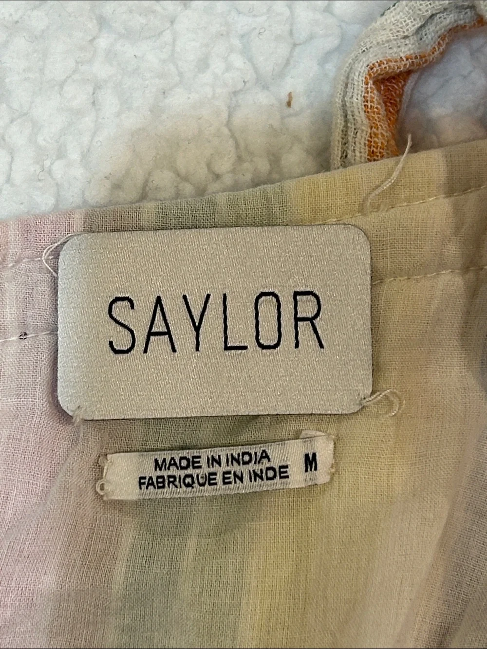 Saylor Roxie Romper in Multi Medium 100% Cotton Rainbow Stripes Beach Vacation